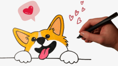 Cute:9l__G6cwihu= Corgi Drawing