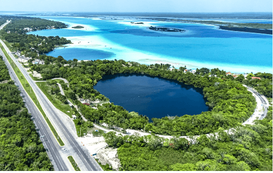 Map:0qlx87tu888= Bacalar Mexico