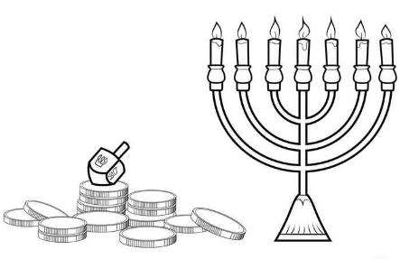 Free Printable:1nqo2ekcz28= Hanukkah Coloring Pages