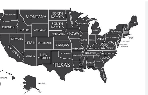 Labeled:Uj3t4zt70_Q= States Map