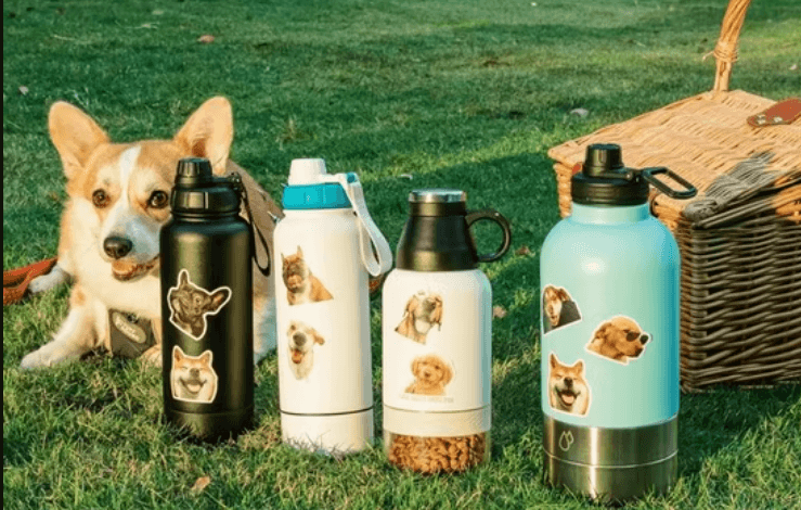 Custom 3 in 1 Dog Water Bottle with Logo: Perfect for Pet Brands and Promotions