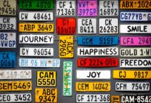 purchasing attractive license plates
