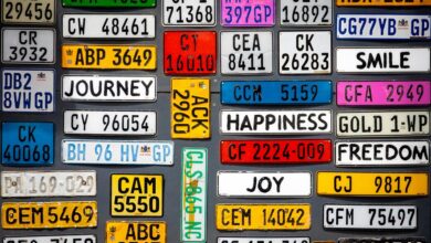 specialized vehicle registration plates